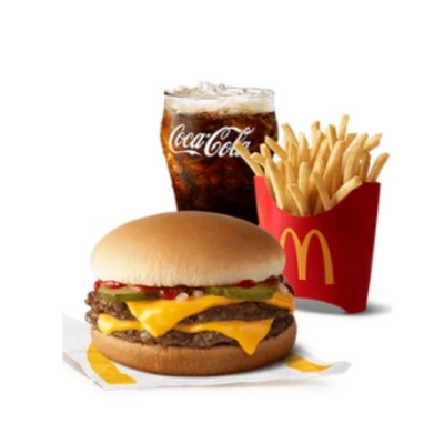 Double Cheeseburger Medium McValue Meal