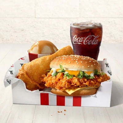 KFC ZINGER CHEEZY BOX